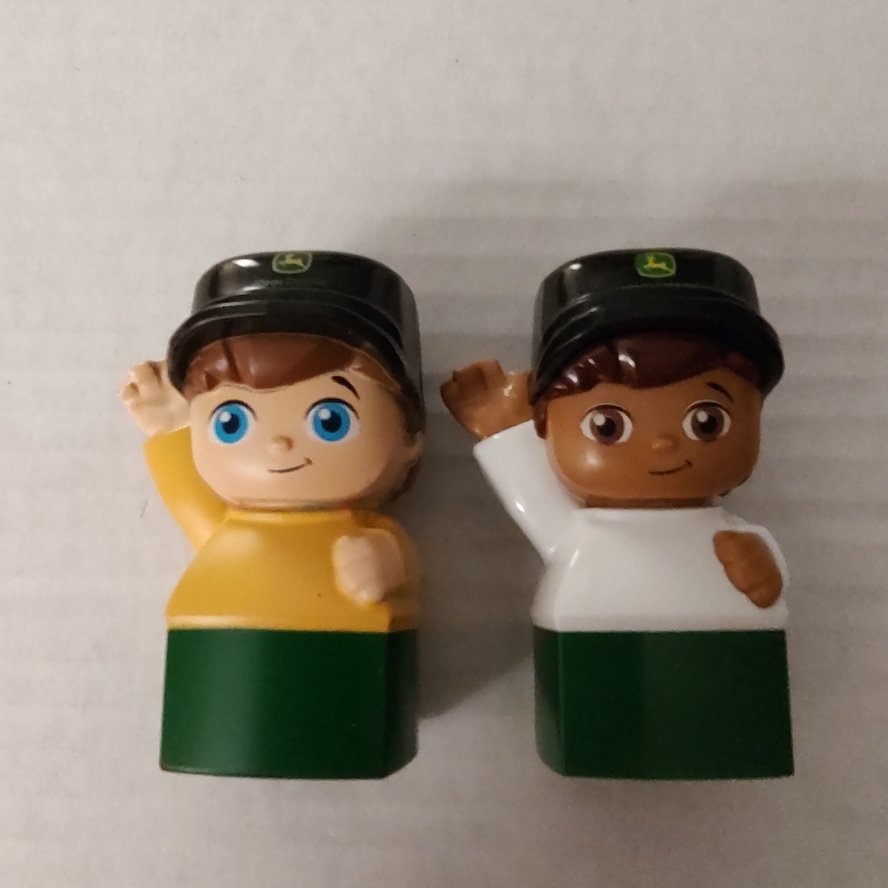 John Deere Mega Blocks Lot Of 2 Figures Boys Farmers